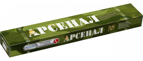 Электроды сварочные Арсенал МР-3, ф 3 мм уп-2,5 кг в Щелково